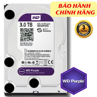 &raquo; o cung 3tb wd purple chinh hang